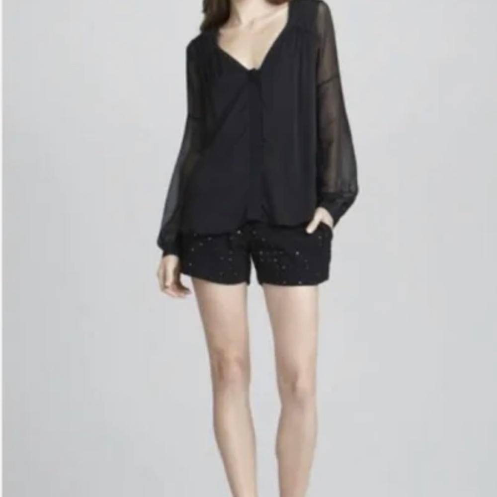 DVF Diane Von Furtenberg Hot Crystal Shorts Size 14